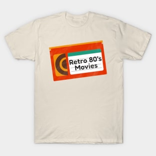 Retro 80s Movies VHS T-Shirt